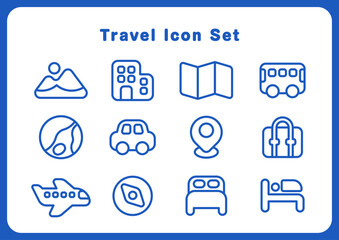 旅行アイコンセット｜Travel Icon Set