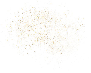 Gold glitter. Golden sparkle confetti. Shiny glittering dust.
