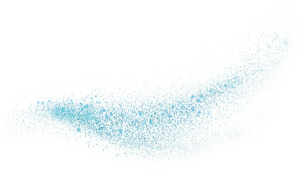 Fototapeta na wymiar Blue Gold glitter. Golden sparkle confetti. Shiny glittering dust. 