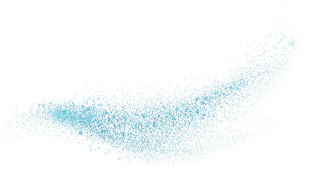 Blue Gold glitter. Golden sparkle confetti. Shiny glittering dust.
