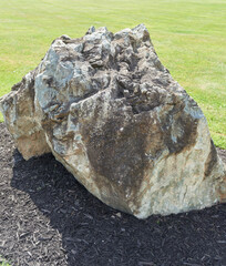 lawn boulder