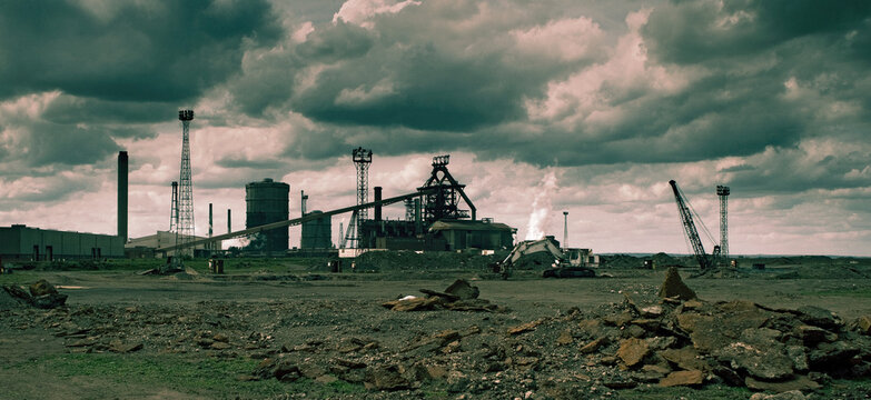 Redcar Steelworks May 20, 2007 now demolished, England, United Kingdom