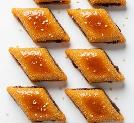 Traditional Algerian Makrout Pastry with Dates and Honey