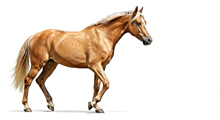 Obraz premium horse isolated on white background