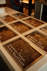 coffee in a market