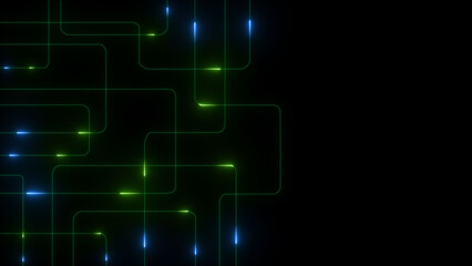 abstract colorful background with bright neon line rays and glowing lines. abstract Neon glow grid trail Futuristic circuit board with glowing neon lines red colours