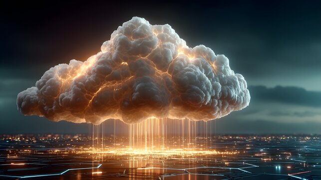 Blue Neon Teal Navy Gradient White Flow Upward Downward Representing Global Exchange Digital Transformation Background Dramatic Subtle High Copy Space Template Branding Social Media Post SEO Optimized