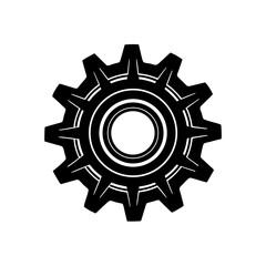 gear mechanism  industrial vector graphic  