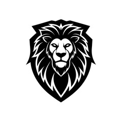 lion head emblem  majestic vector design for logos