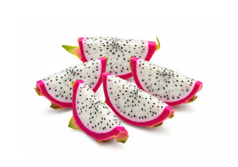 Dragon fruit isolated on white background