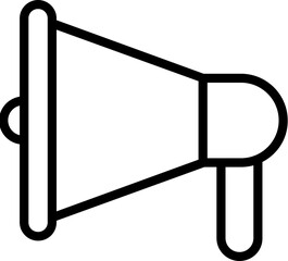 Megaphone Loudspeaker vector icon 