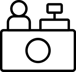 Reception vector icon 