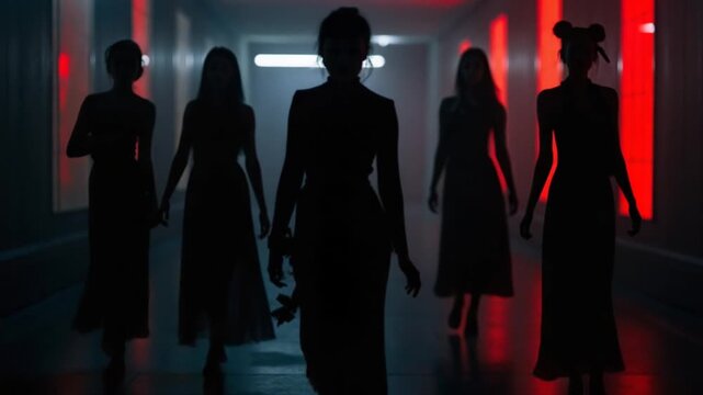 Unique Design, Elite Template, Black Figures, Colors, Cinematic Background, Exclusive, Shapes, Mirror