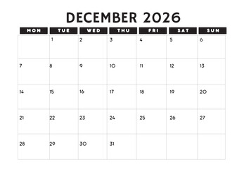 Big Set of 2026 Happy New Year logo text design. 2026 number design template. Collection of 2026 Happy New Year symbols. Vector illustration with black labels isolated on white background.