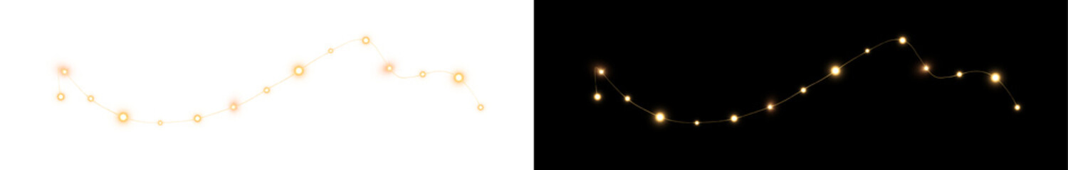 Png overlay featuring glowing light trails on contrasting backgrounds, creating a magical ambiance for design projects, perfect for adding a whimsical touch to digital artwork