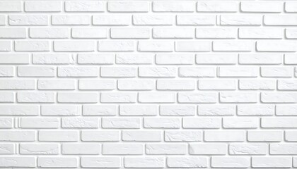 Fototapeta premium A seamless texture of white bricks