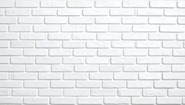 A seamless texture of white bricks