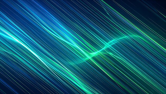 Abstract diagonal lines in teal and aqua
