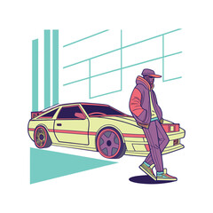 stylized street racer