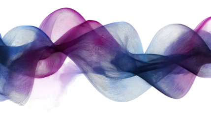 Abstract Purple Blue Pink Swirling Wave Pattern Background