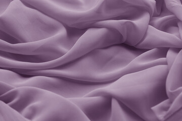 Obraz premium Nahaufnahme von einem weichen Stoff in helllila oder flieder