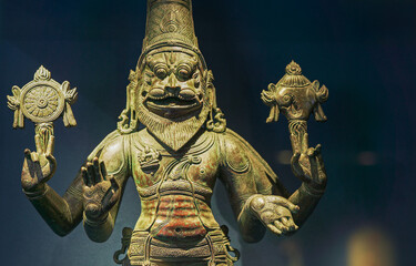 Fototapeta premium Statue Of Rasa - The Sen nts. Rasa Shastras Describe Nine Rasas Or Sen nts Which Apply To All Forms Of Artistic Creations Including Image Making