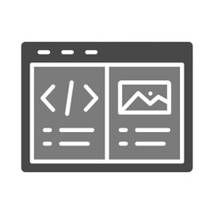 Fototapeta premium Web Design Icon