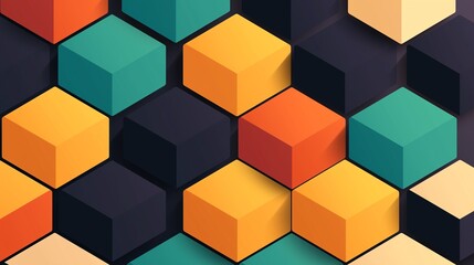 Obraz premium 幾何学模様の背景画像