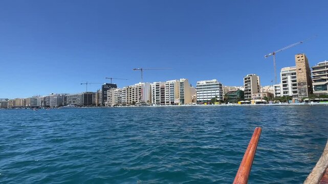 Riding a boat towards Silema