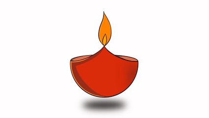 Easy to use Diwali Diya or an earthen lamp