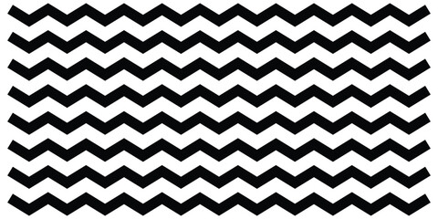 Zigzag isolated line set on white background.  Dark vector wavy line set. Background line icon set. Isolated ornament graphical vector icons. Decoration pattern line.  EPS 10. 