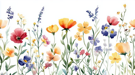 spring flowers background