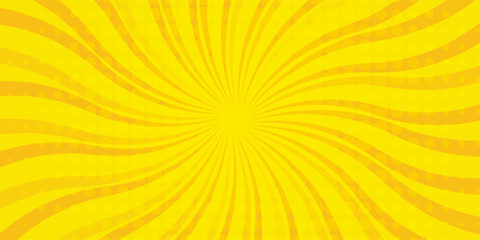 Retro comic rays yellow dots background. eps 10