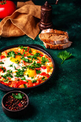 Shakshuka, traditional Jewish breakfast dish