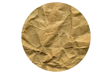 Ancient, isolated coin with a unique texture