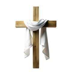 old wooden cross isolated on white background. PNG Transparent file type with high definition quality And vibrant color grading Available.