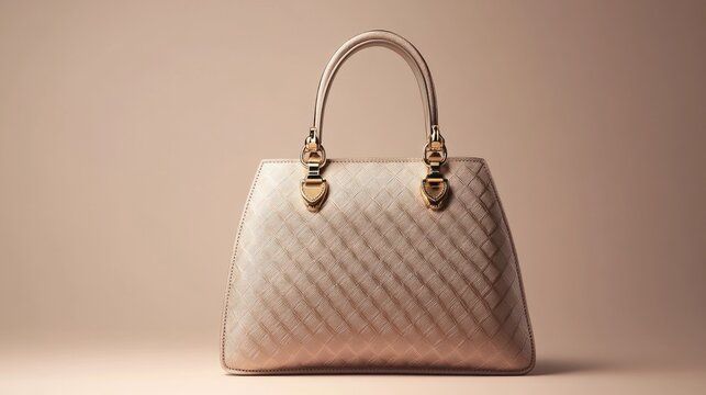 Elegant designer handbag with gold accents, perfect for fashion editorials and luxury lifestyle content