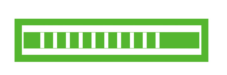 Green loading bar PNG transparent images, Green loading isolated white background