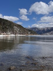 Blue Skies over Kawaguchiko
