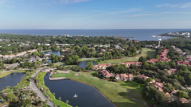 Aerial Drone Footage of Sandestin, Miramar Beach, Florida