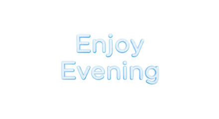 Encouraging words for the end of the day, enjoy the evening with this motivational message and bright, positive lettering to relax and unwind