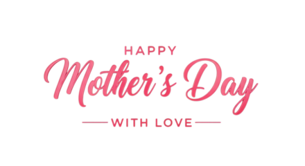 Express your heartfelt appreciation with this elegant Happy Mother's Day design, perfect for cards, banners, and social media posts celebrating moms