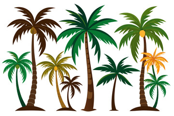 palm trees vector illustration