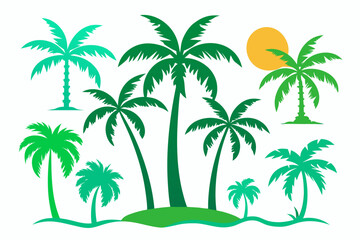 tropical palm tree