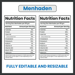 Menhaden Schooling Fish Clipart Drawing