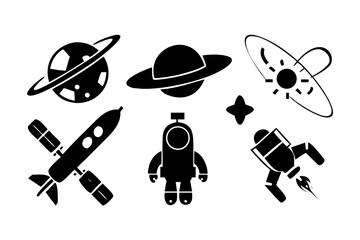 Space exploration icons © Tawhitul