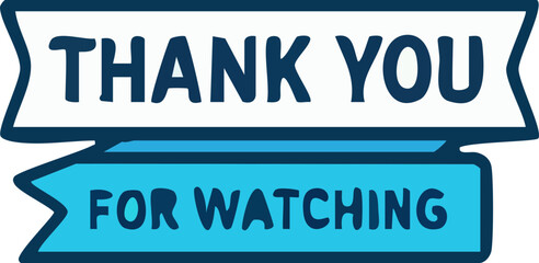 Appreciation message on a blue and white banner.