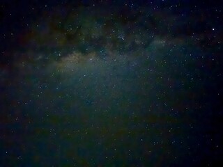 Obraz premium Starry night in New Zealand with Milky way view