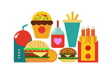 fast food set