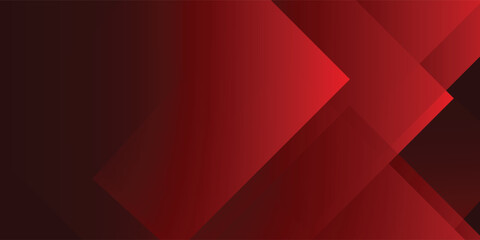 Fototapeta premium Abstract red geometric background. Dynamic shapes design vector background concept